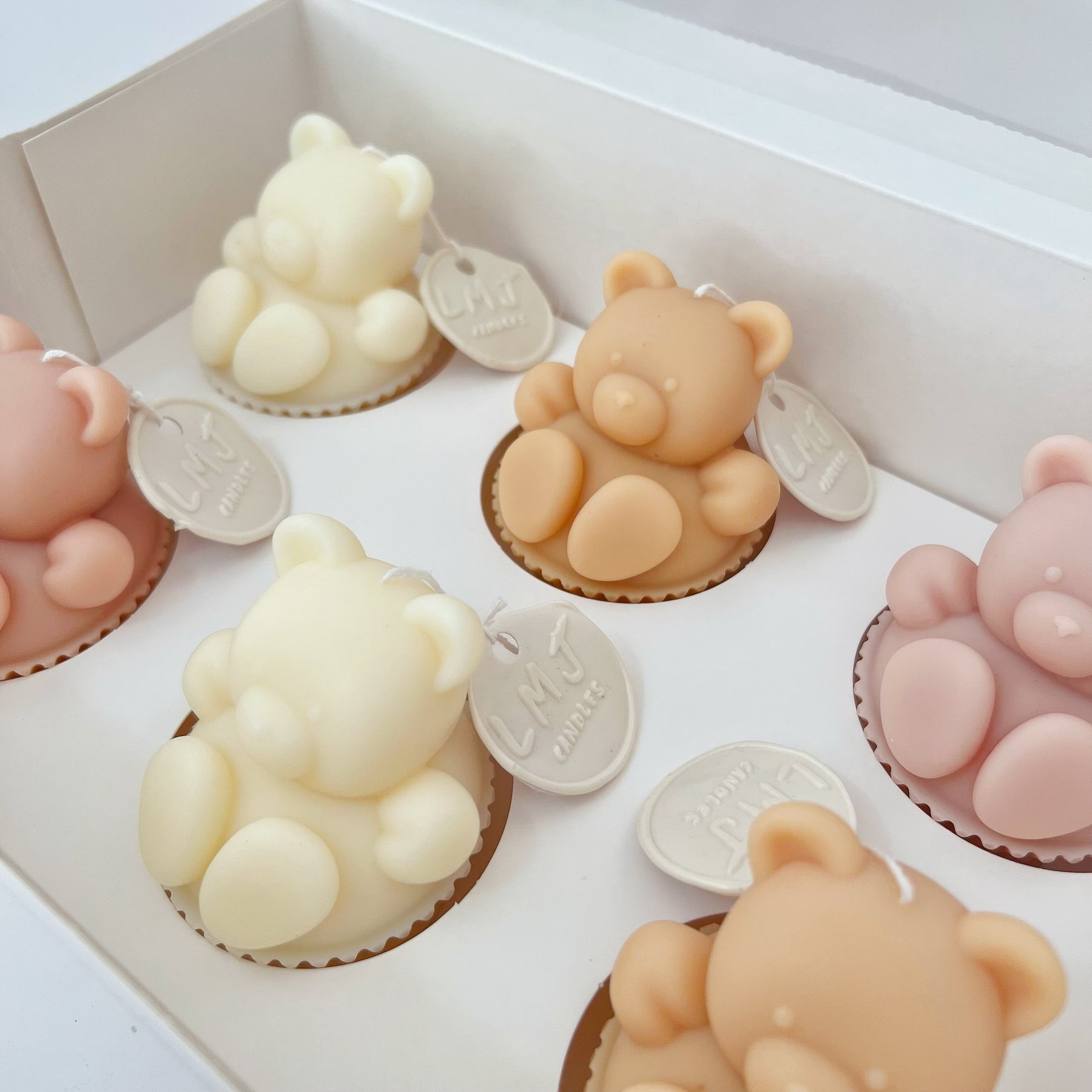 Teddy Bear Cupcake Scented Soy Candle - Newborn Gifts | LMJ Candles