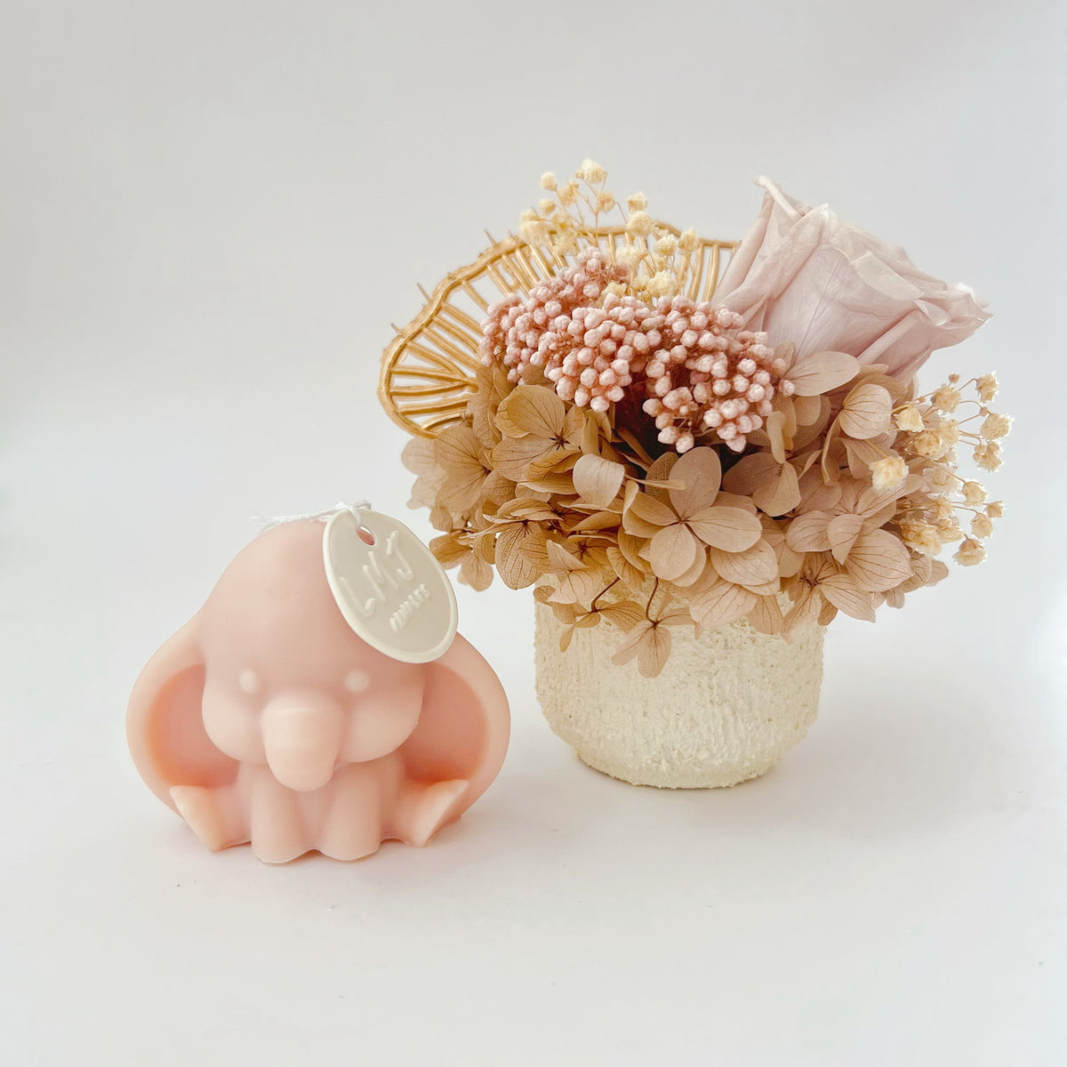 Small Elephant Candle - Newborn & Baby Shower Gift | LMJ Candles