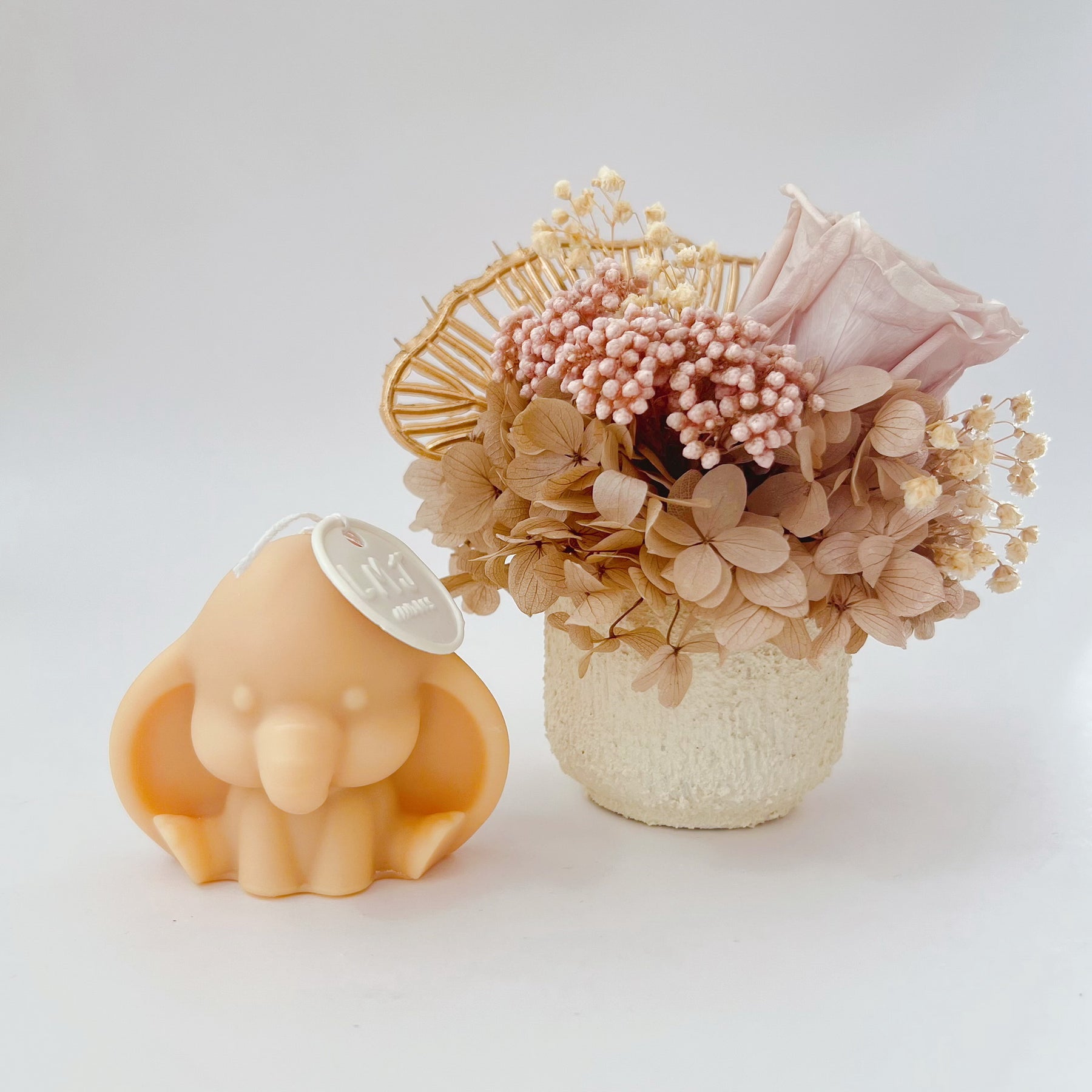 Small Elephant Candle - Newborn & Baby Shower Gift | LMJ Candles