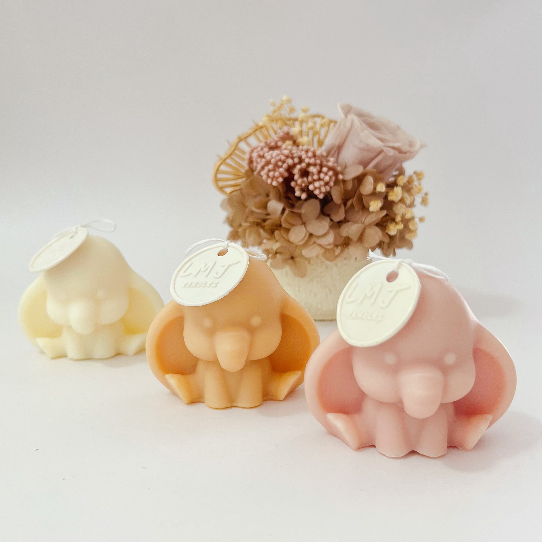 Small Elephant Candle - Newborn & Baby Shower Gift | LMJ Candles