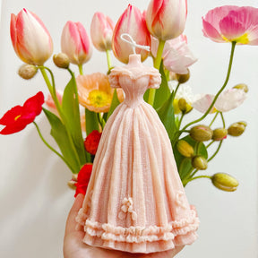 Vintage Wedding Dress Candle - Best Wedding Gift | LMJ Candles