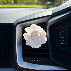 Peony Flower Air Freshener - Car Vent Clip | LMJ Candles